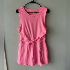 Free people movement easy does it hot pink active dress